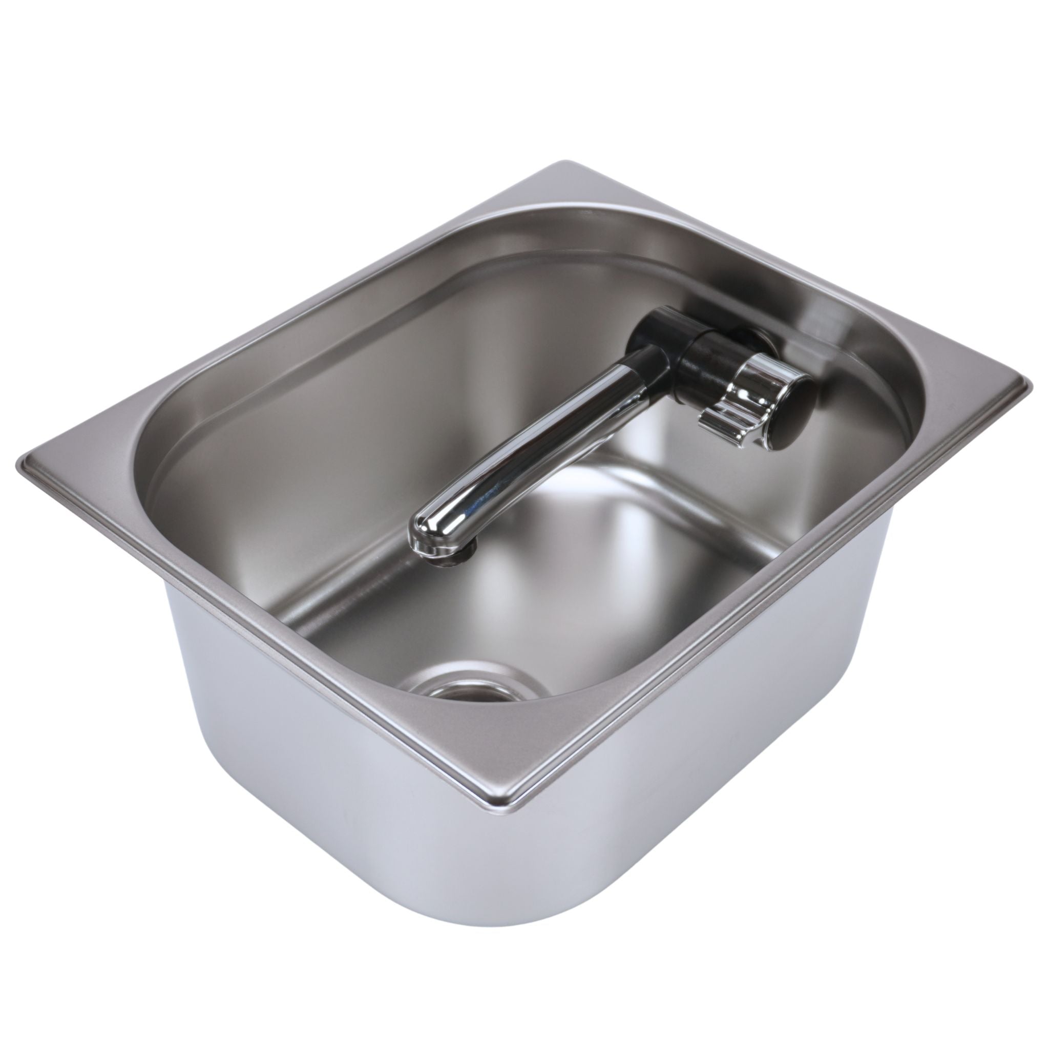 Bausatz Camping Spüle mit Wasserhahn, eckig